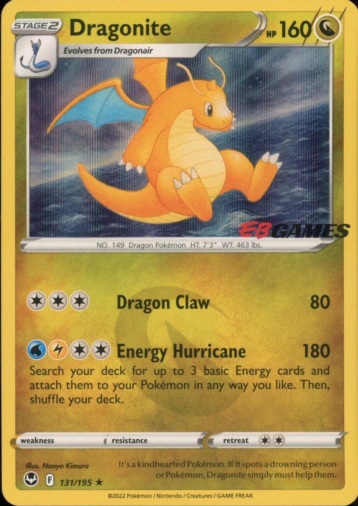Dragonite - 131/195 (EB Games Exclusive)
