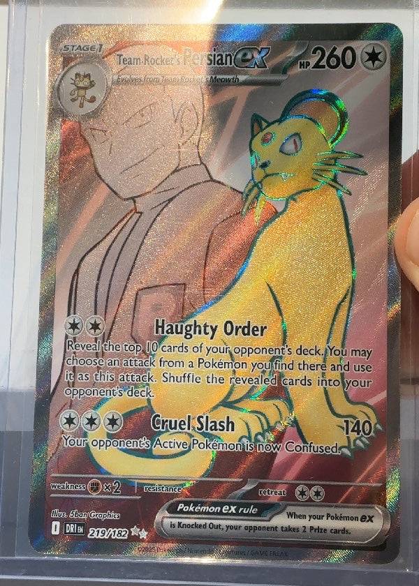 Team Rocket's Persian ex - 219/182