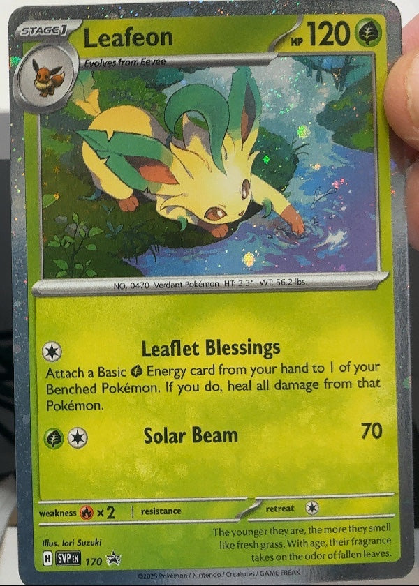 Leafeon - 170 (Cosmos Holo)