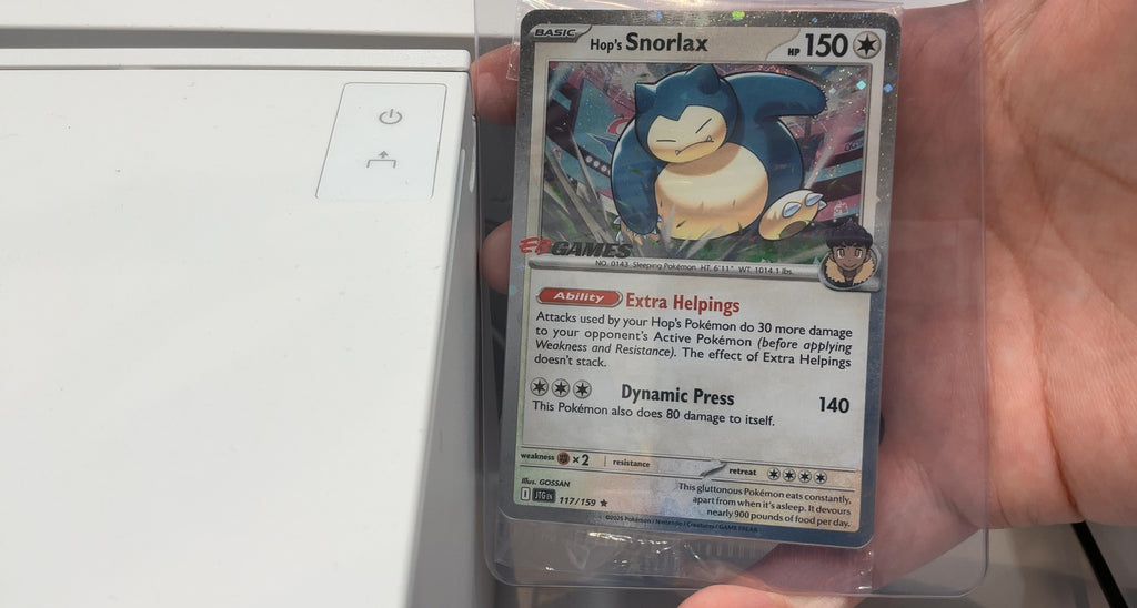 Hop's Snorlax - 117/159 (EB Games) (Cosmos Holo)