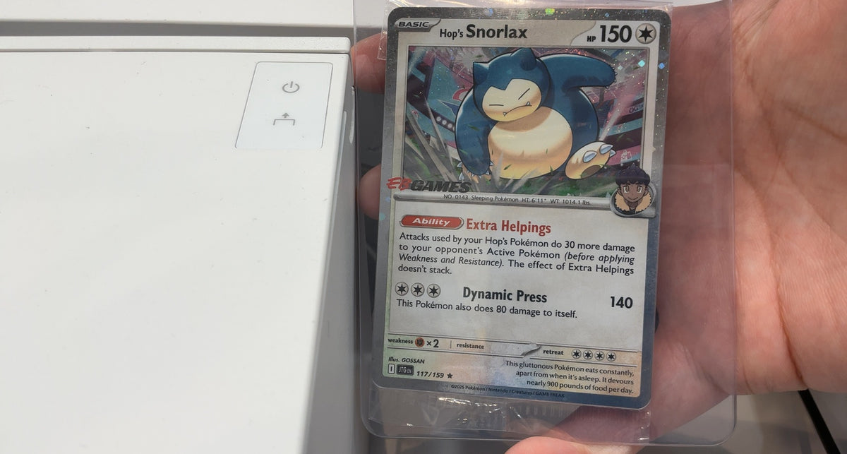 Hop's Snorlax - 117/159 (EB Games) (Cosmos Holo)